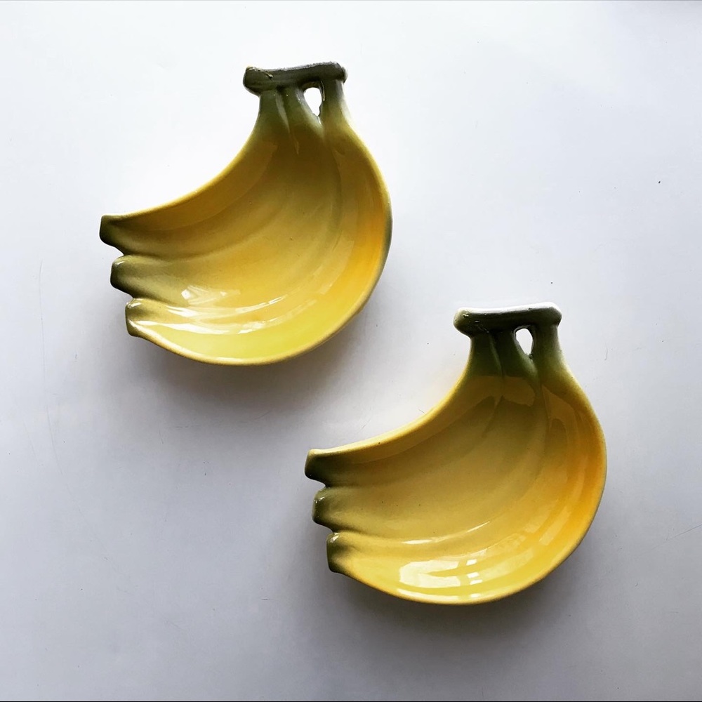 Banana trinket dish